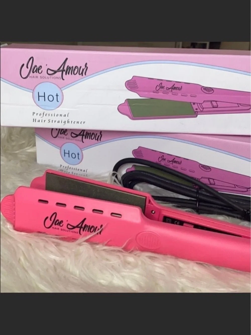 Pink Hair Straightener - Professional Mini Flat Iron